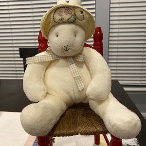 Hallmark Bunnies by the Bay "Baylee" 12"Plush Beanie Yellow Rabbit